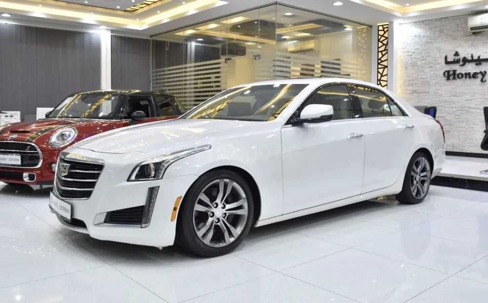 Cadillac CTS EXCELLENT DEAL for our Cadillac CTS 3.6 ( 2016 Model ) in White Color GCC Specs for sale on HiQuota