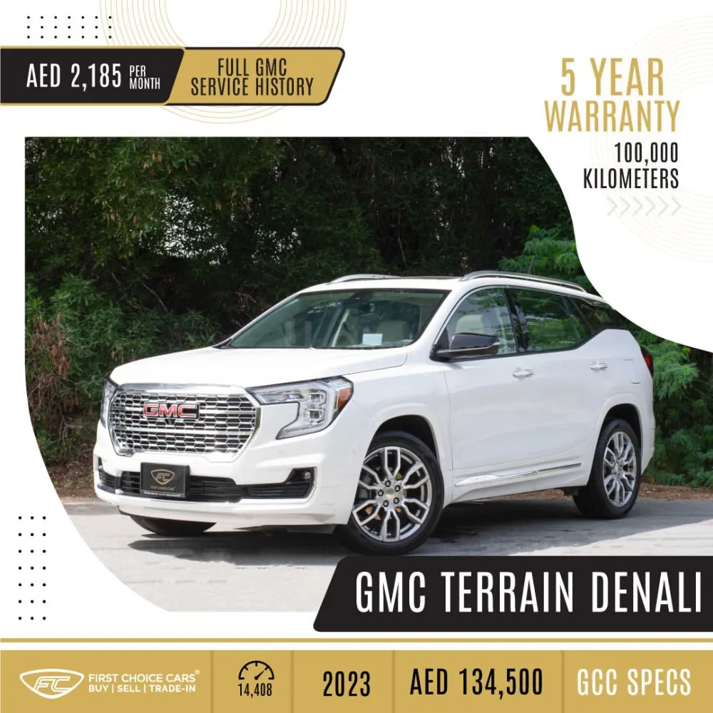 GMC TERRAIN DENALI - 2023 Specs: GCC