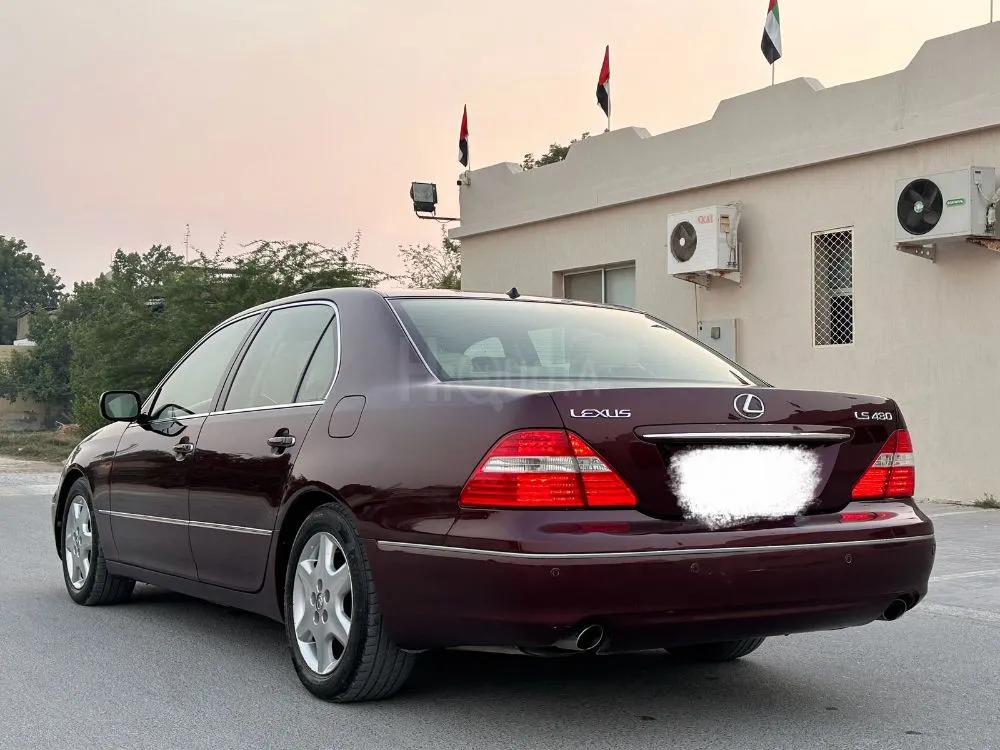 لكزس 430 موديل 2005 وارد اليابان عنابي وبيج من الداخل نص الترا ماشي 445 الف كم صبغ 3 قطع الباقي صبغ وكالة سيرفس بالكامل سجل وتوكل مطلوب 23000 قابل للتفاوض 0554694678 for sale on HiQuota