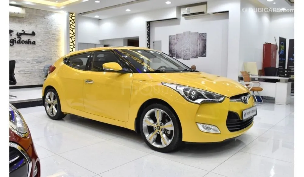 EXCELLENT DEAL for our Hyundai Veloster 1.6L ( 2015 Model ) in Yellow Color GCC Specs for sale on HiQuota