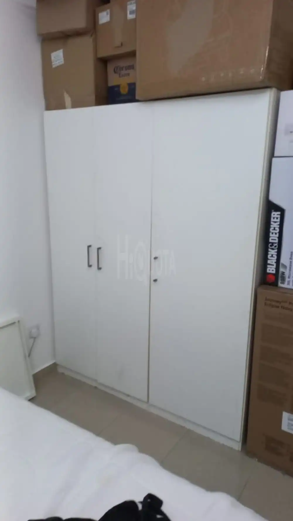 Ikea Bed & Matress, Tv Unit, Wardrobe & Coffee Table