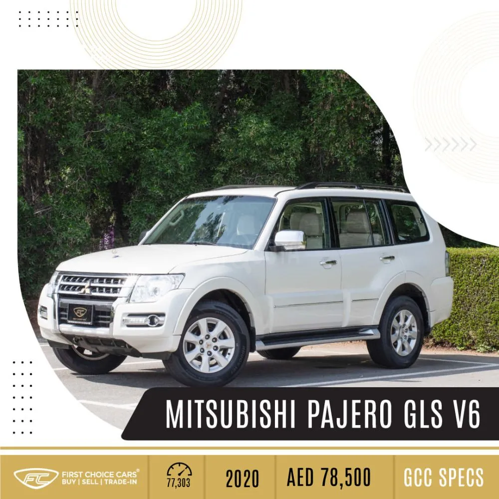 MITSUBISHI PAJERO – GLS V6 - 2020.  Specs: GCC