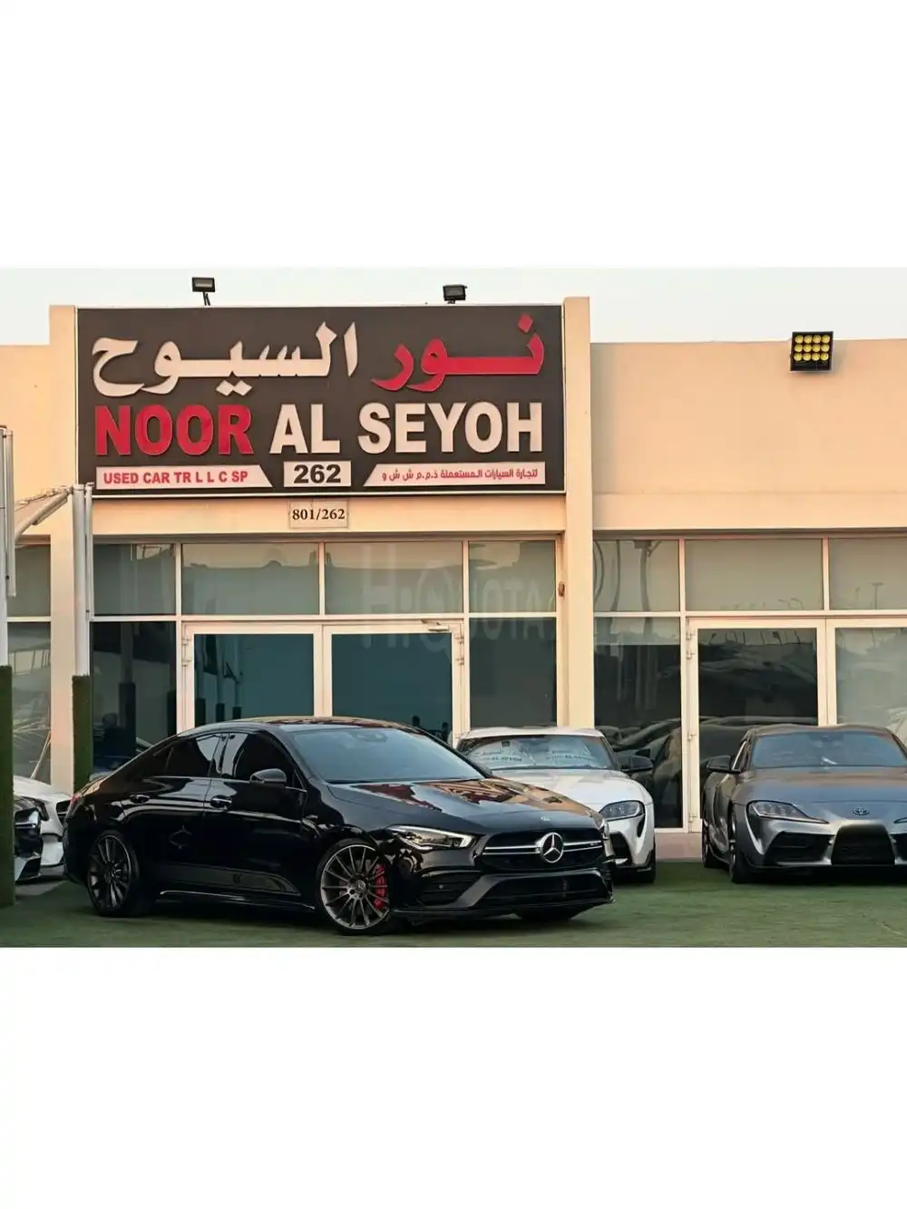 MERCEDES BENZ AMG CLA35 GCC 2023 Edition 55 ( Special Order ) Full Service History ( Under Warranty ) Original Paint Zero Accidents Recaro Seats Full option Full Carbon Fibe