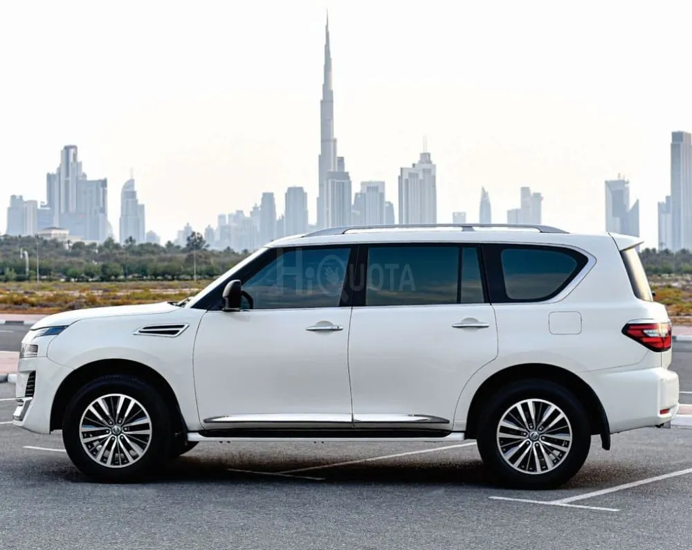 NISSAN PATROL Year 2019 Color WHITE Interior TAN for sale on HiQuota