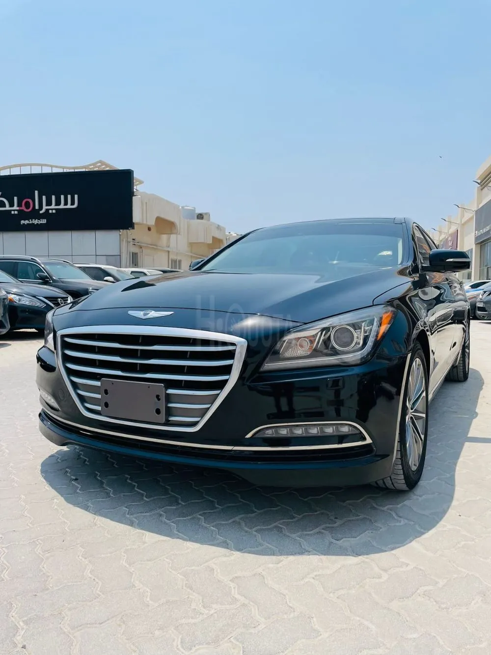 Hyundai Genesis G80, model 2016, full option, walk 130,000, panoramic leather seats for sale on HiQuota