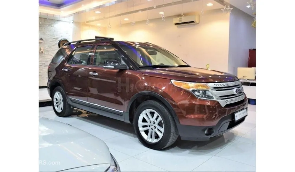 EXCELLENT DEAL for our Ford Explorer XLT 4WD ( 2015 Model! ) in Brown Color! GCC Specs for sale on HiQuota