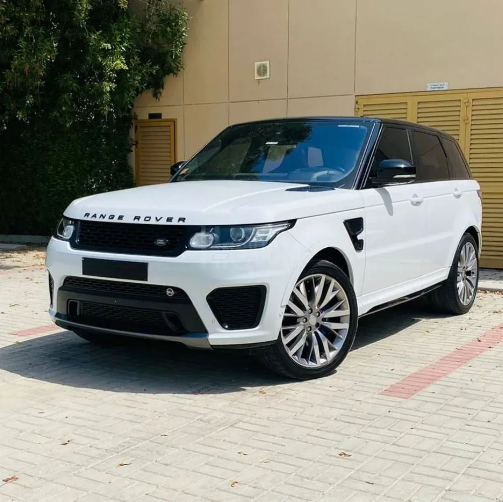 Range Rover Sport SVR Supercharged 8 cylinder GCC Full option + leather upholstery for sale on HiQuota