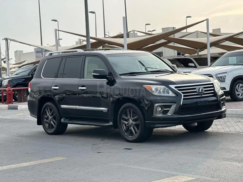 Lexus 2012 LX 570  Colorful background screens inside beige GCC for sale on HiQuota