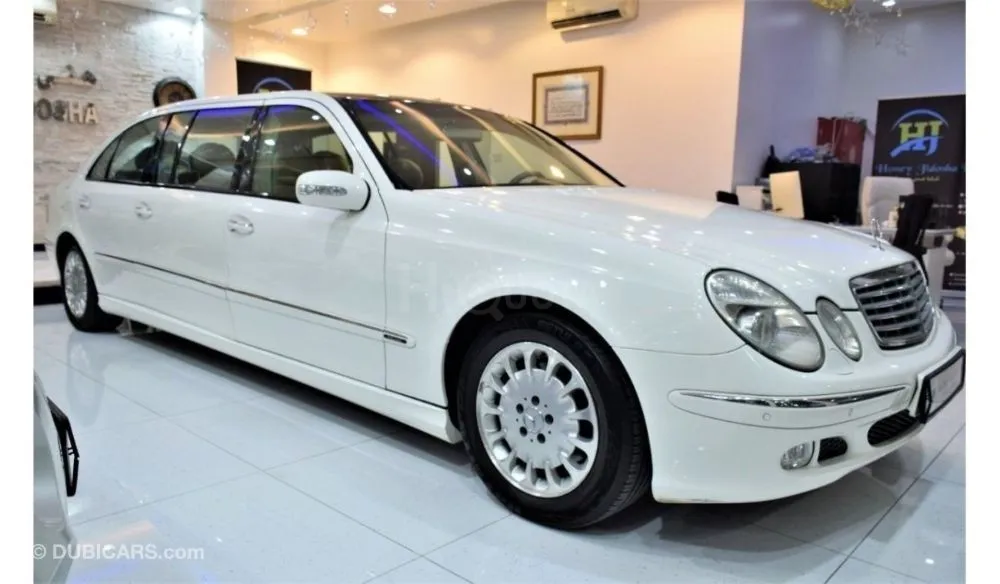 Mercedes-Benz E 320 EXCELLENT DEAL for our Mercedes Benz E320 ELEGANCE ( LIMOUSINE ) 2003 Model!! in White Color! GCC Sp
