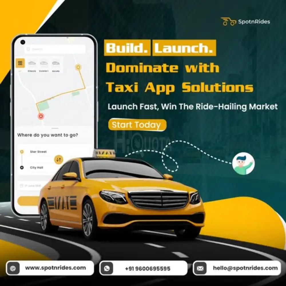 taxi software for sale on HiQuota