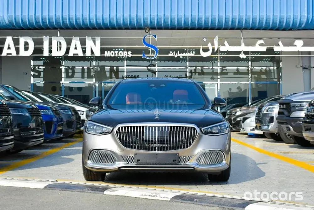 MERCEDES S680 MAYBACH 2022 TWO TONE SILVER - BLACK for sale on HiQuota