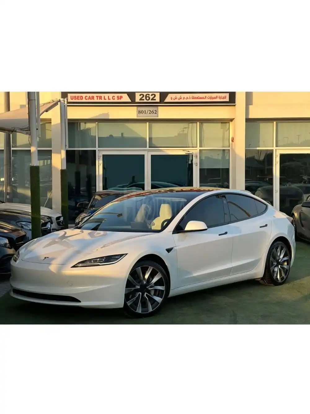 TESLA MODEL 3 LONG RANGE GCC 2024 Service history (under warranty) Original paint First Owner Full Option