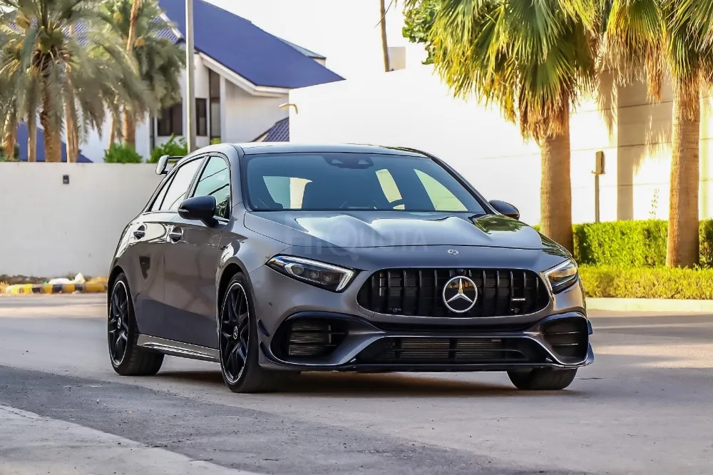 مرسيدس  موديل 2022 خليجي قرقاش السعر160 الف فل ابشن ماشي 29  الف A45 للبيع for sale on HiQuota